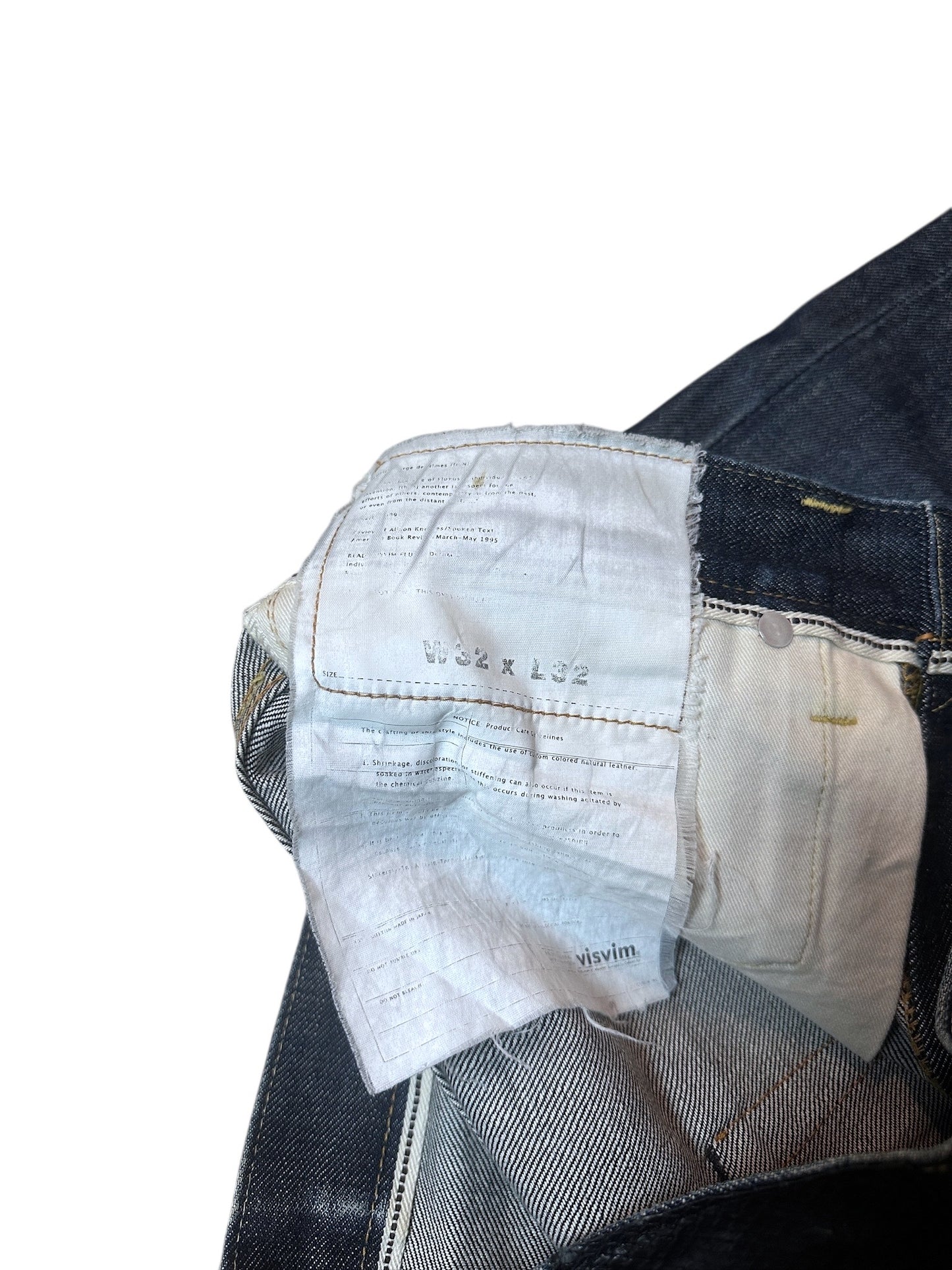 Visvim Japanese Selvedge Raw Denim W32 L32