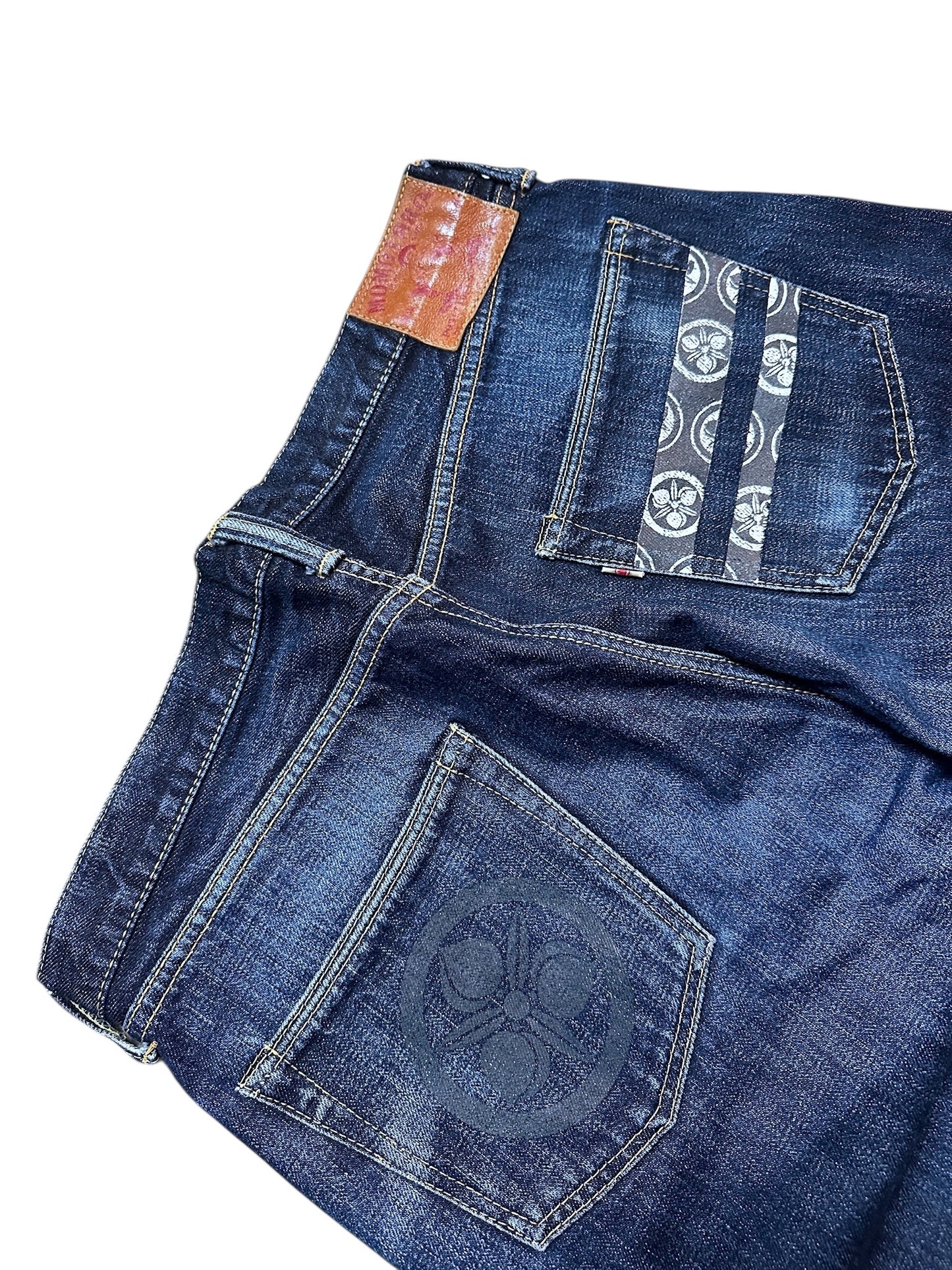 Momotaro Jeans GTB Kamon Custom Selvedge Denim Okayama 33