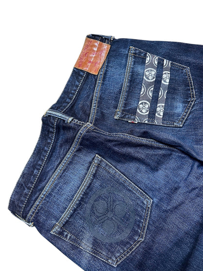 Momotaro Jeans GTB Kamon Custom Selvedge Denim Okayama 33