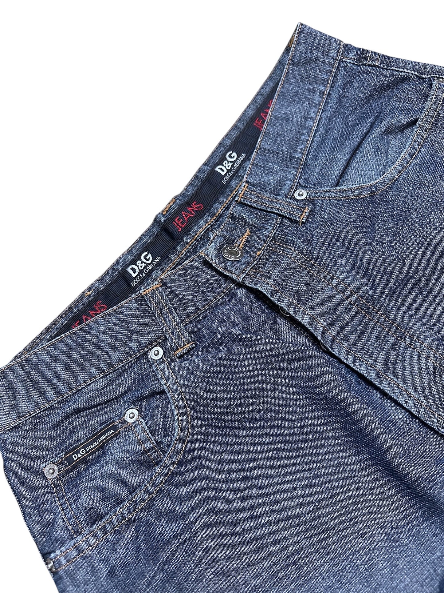 Dolce & Gabbana Baggy Denim Jeans Hose 36