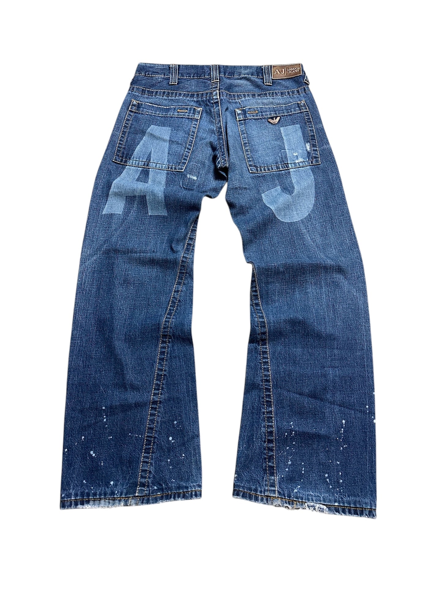Armani Big Backprint Jeans (M)