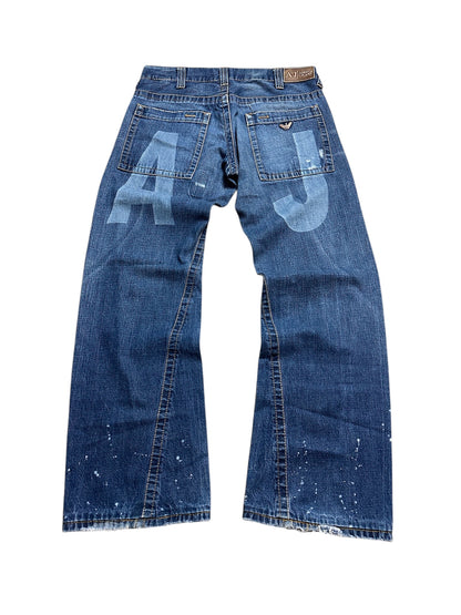 Armani Big Backprint Jeans (M)