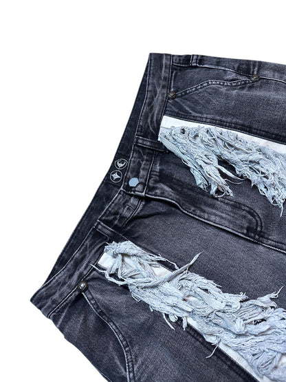 Thug Club Fringe Denim Baggy Jeans Ivory 2023 Collection Gr. 3