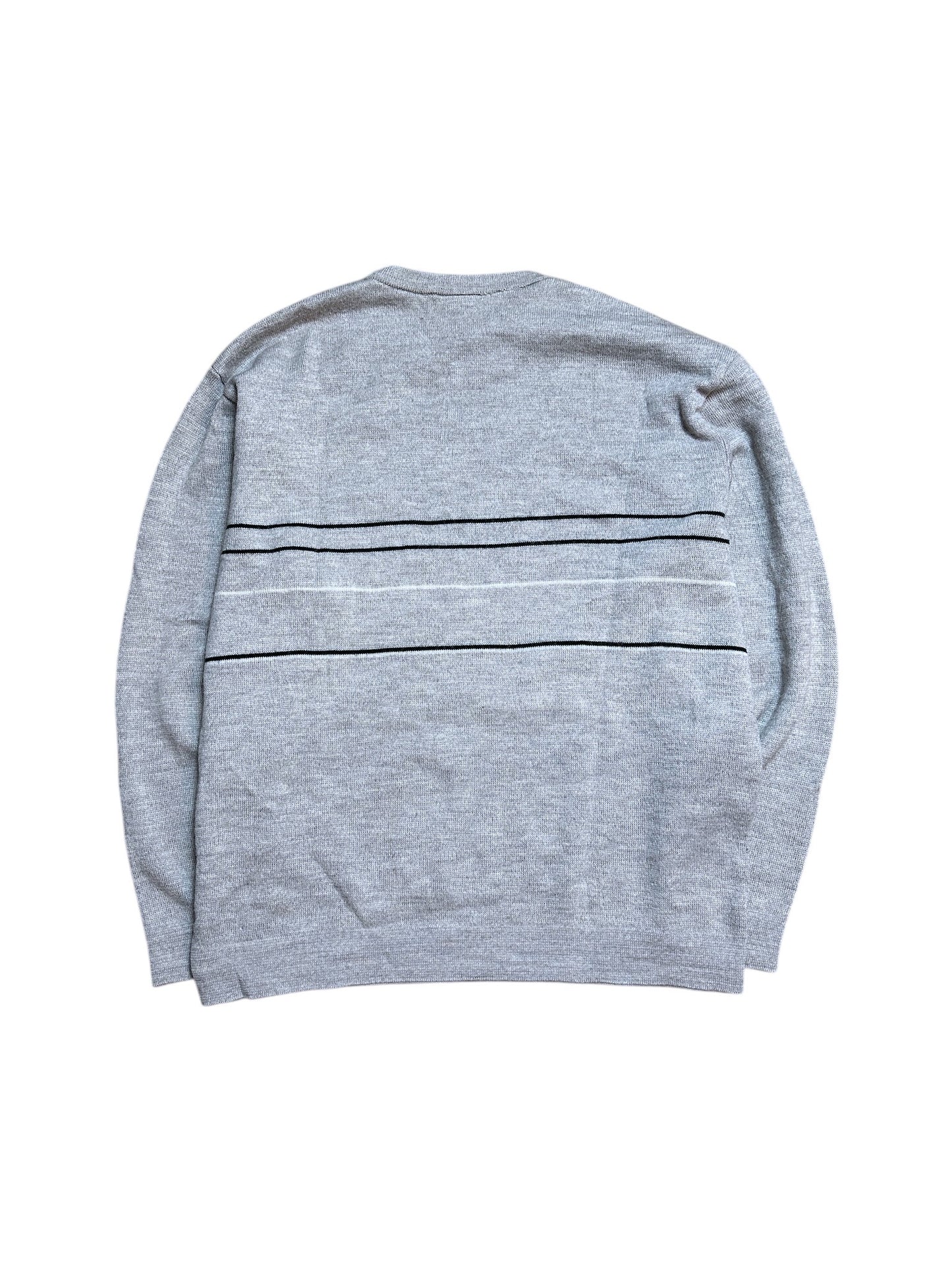 Lacoste Sport Gestreifter Sweater (M)