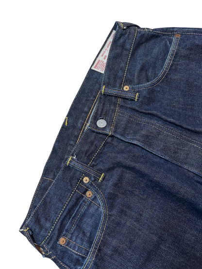 Evisu Jeans No. 2 Hose Raw Baggy Denim  2001 Backprint 34