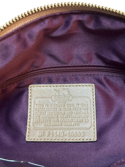 COACH Kristin Croc Satchel Embossed Bag Handtasche mit Charms