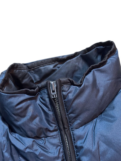 Adidas Vintage Puffer Jacke Winterjacke Warm 90s Chrome Blau L