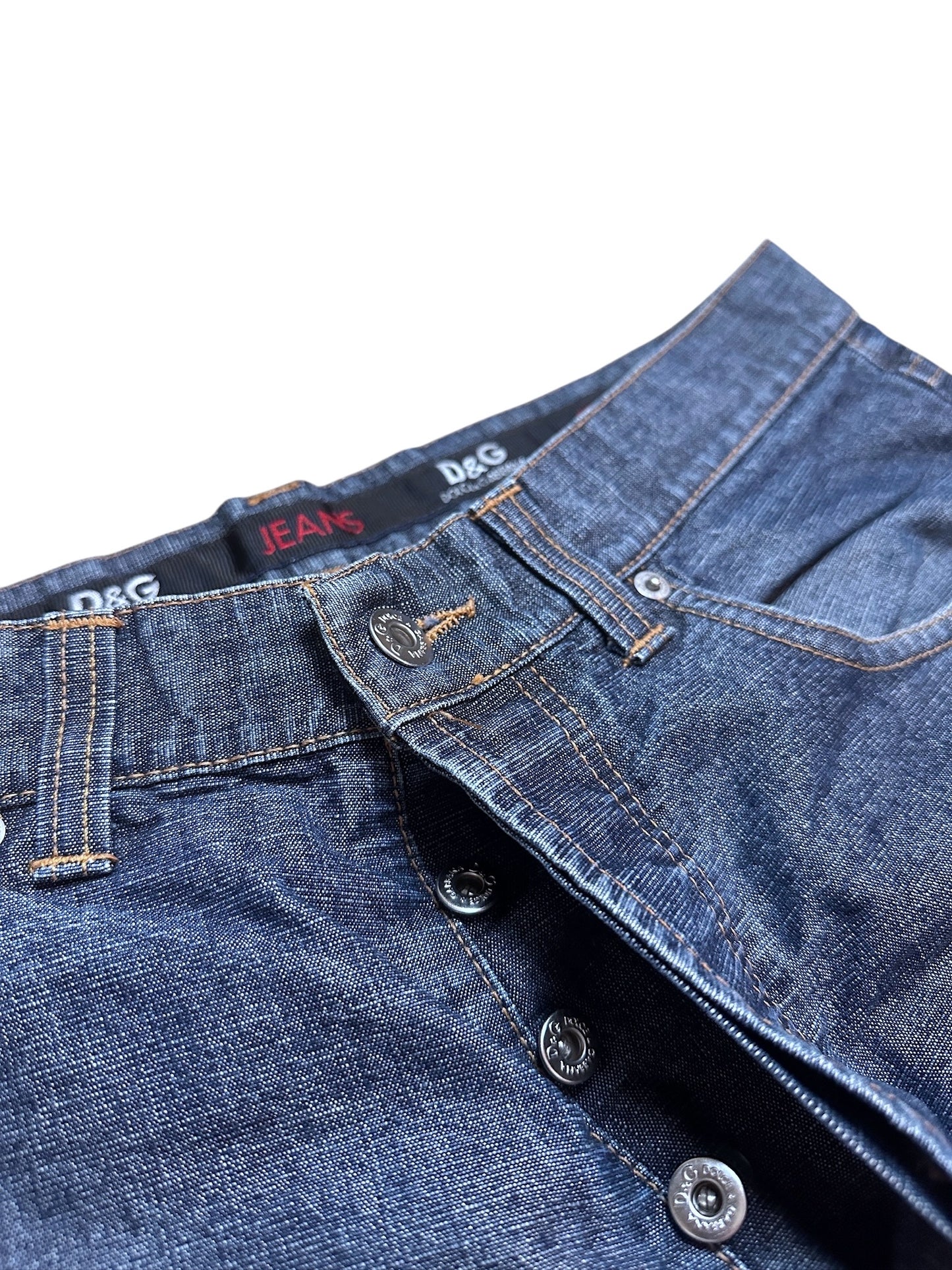 Dolce & Gabbana Baggy Denim Jeans Hose 36