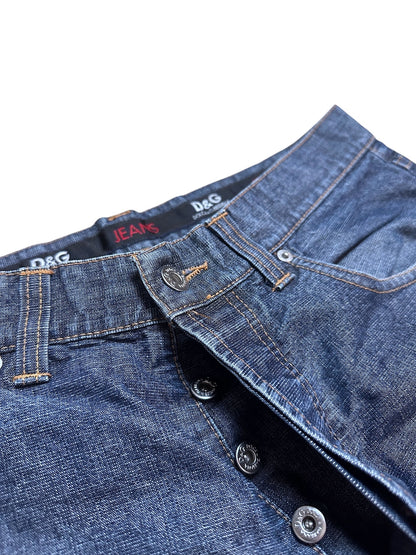 Dolce & Gabbana Baggy Denim Jeans Hose 36