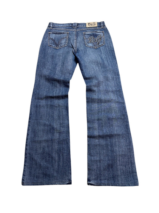D&G Small Backprint Jeans (M)