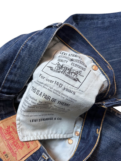 Levi’s Jeans Denim Flared Wide Leg Hose Blau XS