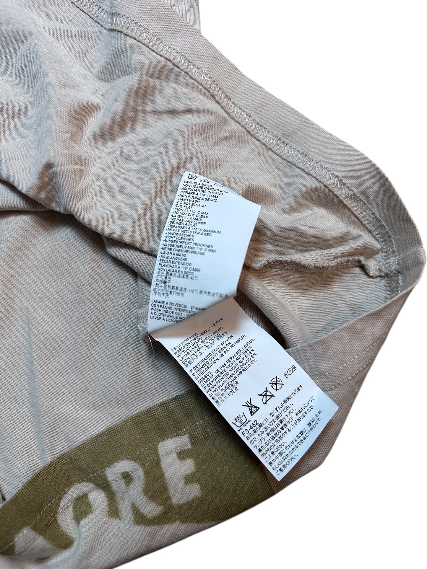 Maison Martin Margiela Charity T-Shirt V-Neck 2015 Print M