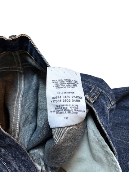 Levi’s Jeans Denim Flared Wide Leg Hose Blau XS