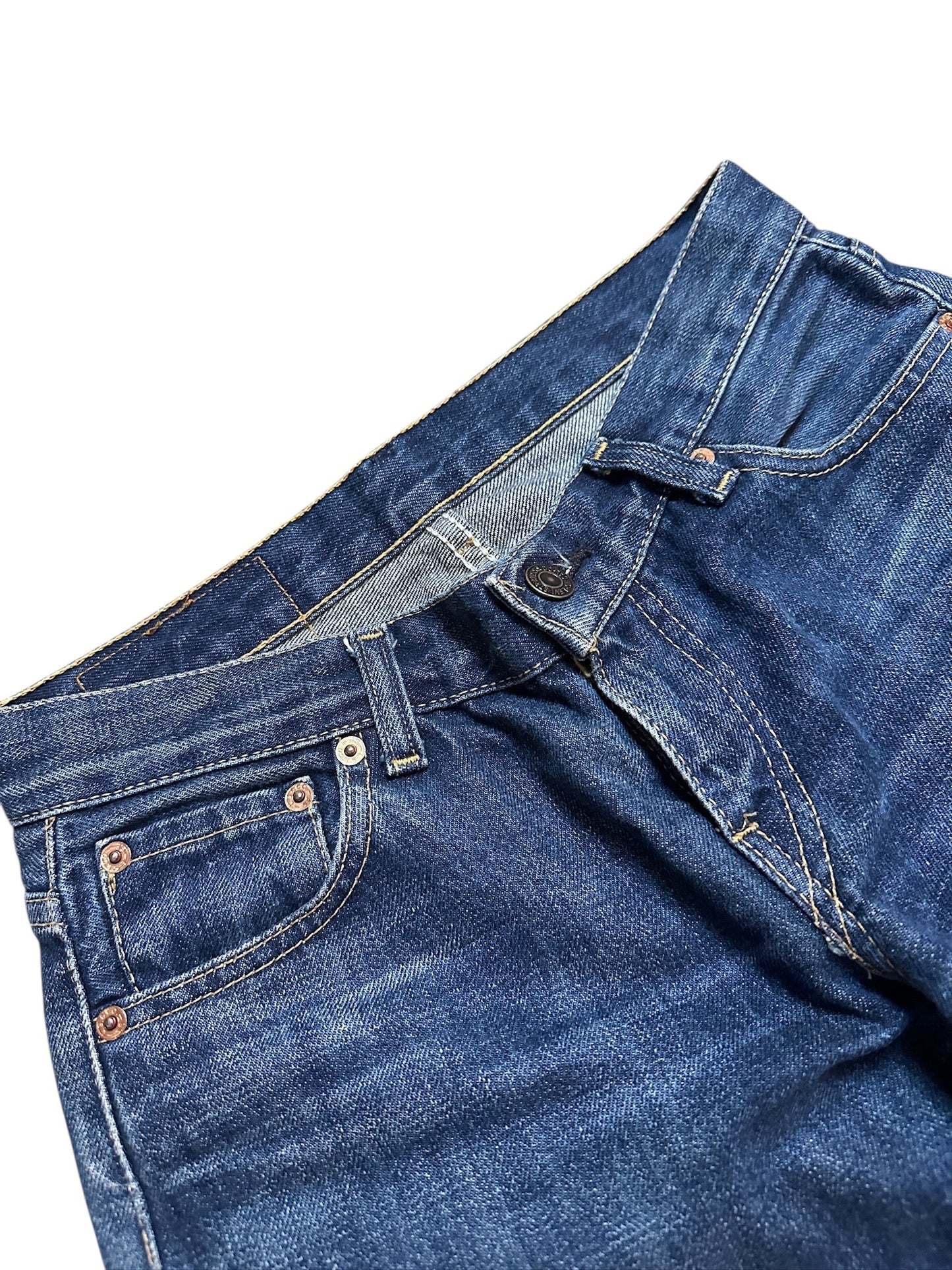 Levi’s Jeans Denim Flared Wide Leg Hose Blau XS