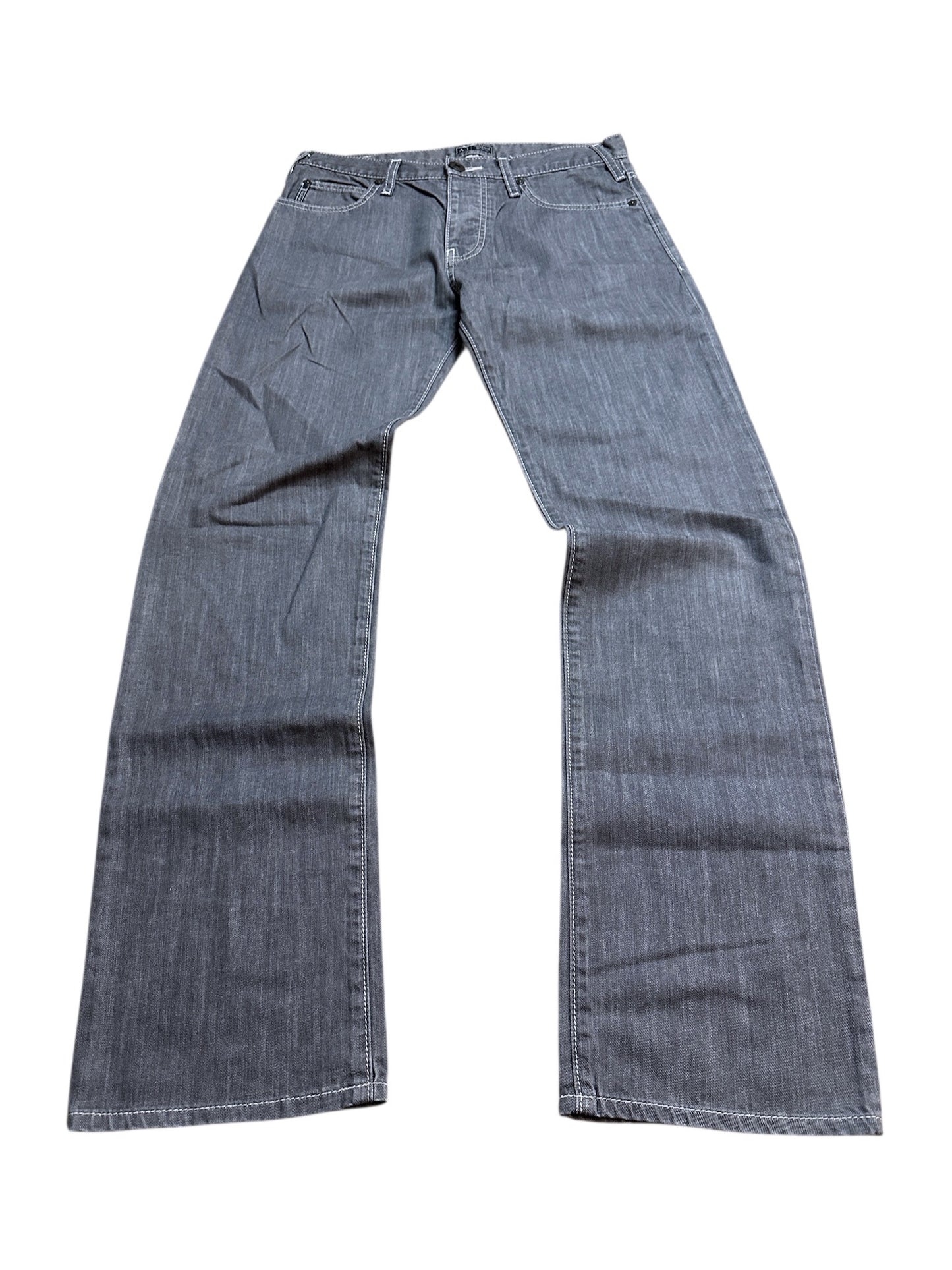 Armani Jeans Wide Leg Hose Adler Grau Adler 30