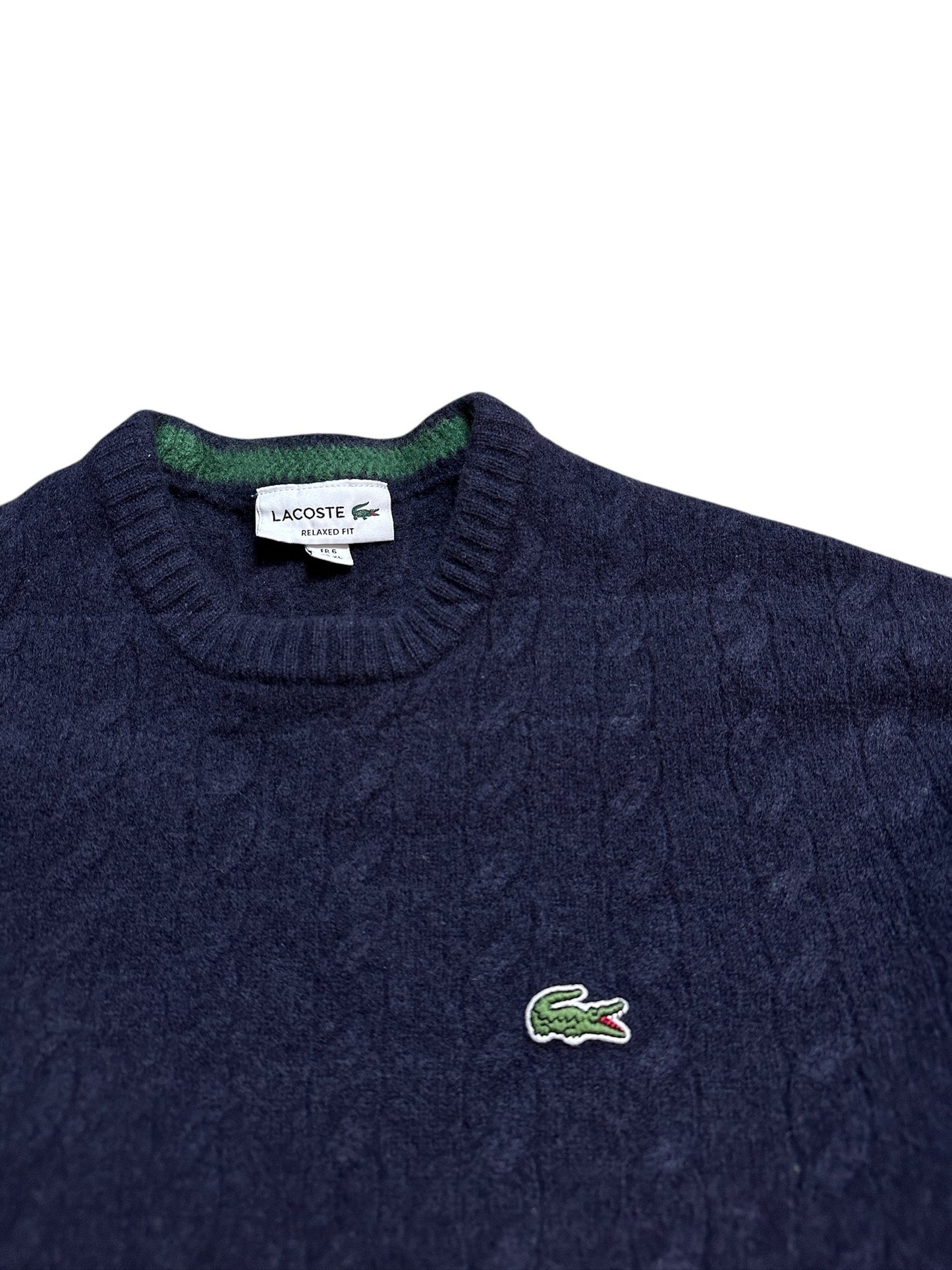 Lacoste Zopfmuster Pullover (M)