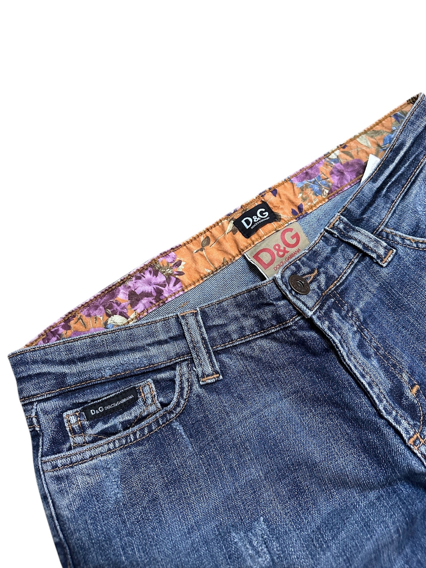 D&G Small Backprint Jeans (M)