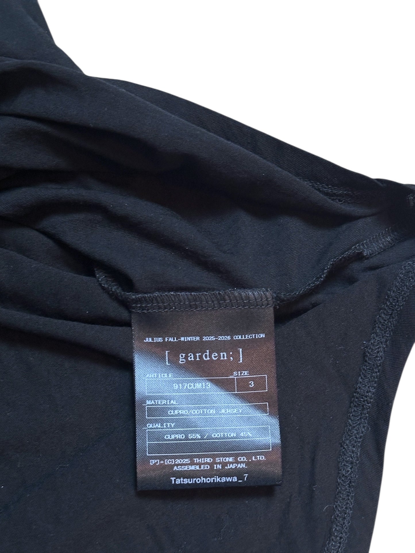 JULIUS_7 Garden T-Shirt 2025 Collection Avant Garde Gr. 3