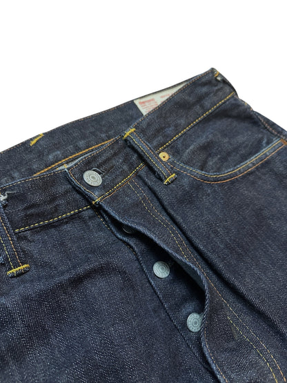 Evisu Jeans No. 2 Hose Raw Baggy Denim  2001 Backprint 34