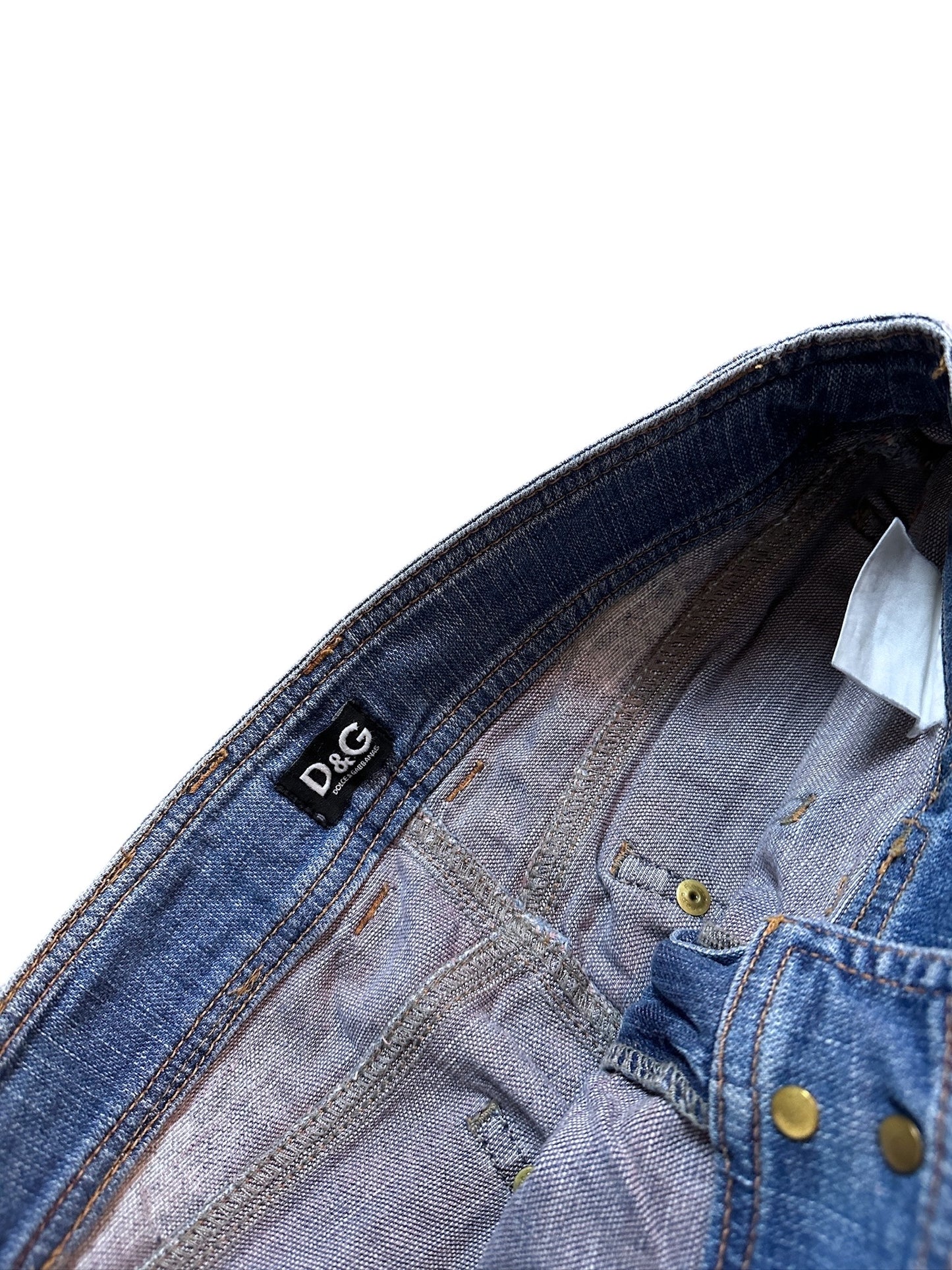 Dolce & Gabbana Jeans Denim Hose Flared Blau S