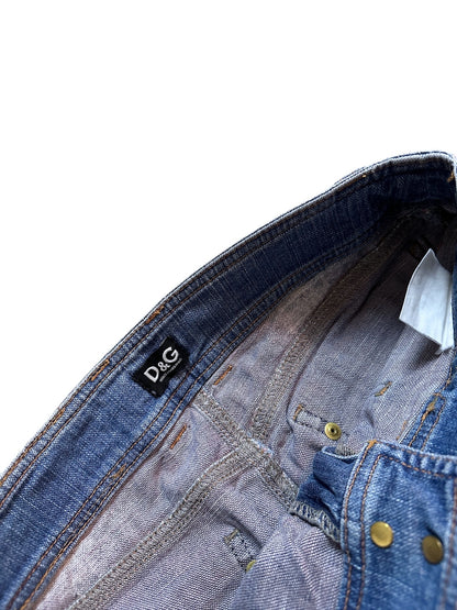 Dolce & Gabbana Jeans Denim Hose Flared Blau S