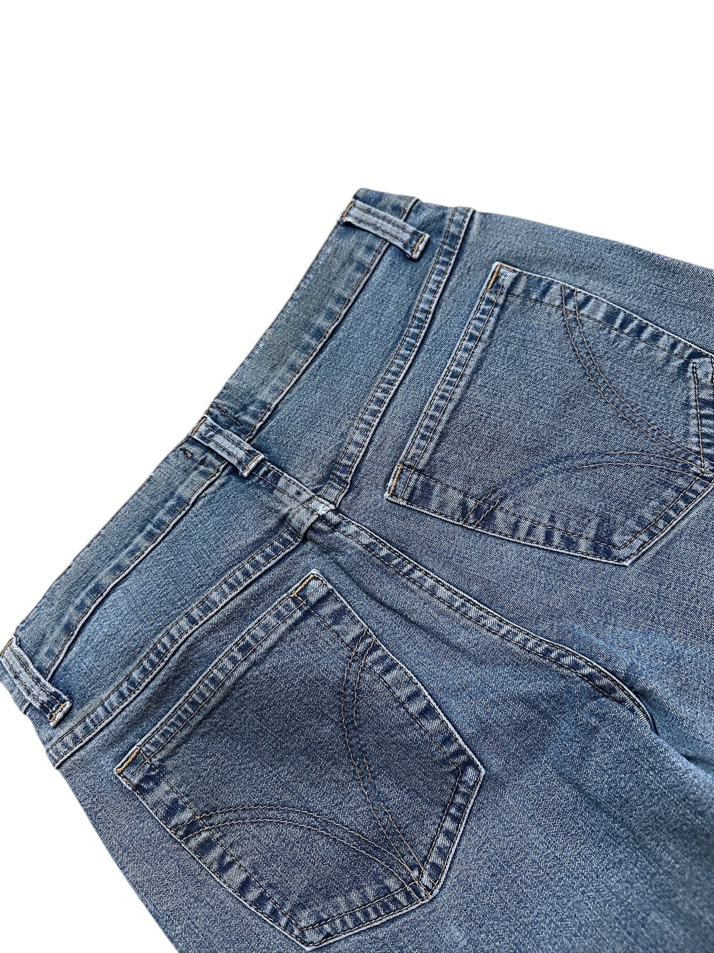 Dolce & Gabbana Flared Jeanshose Vintage Denim Blau Größe 29