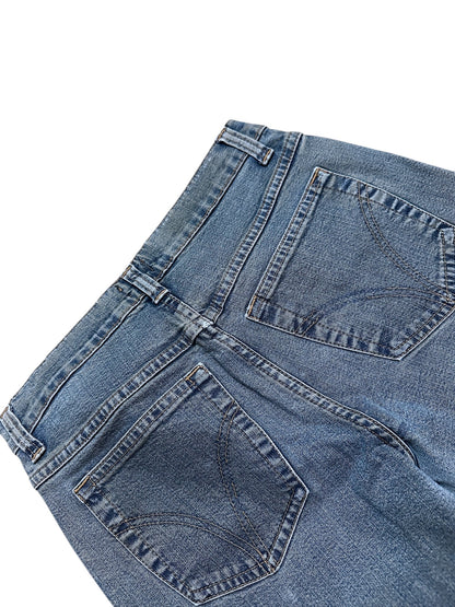 Dolce & Gabbana Flared Jeanshose Vintage Denim Blau Größe 29