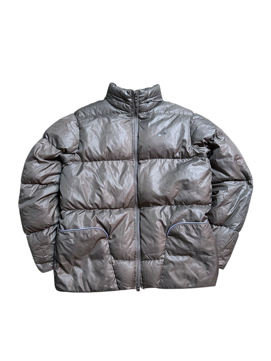 Nike Braun Vintage Puffer Warme Daunenjacke Winterjacke M