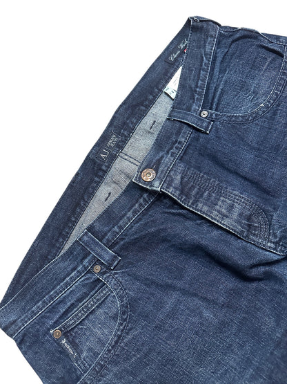 Armani Jeans Baggy Hose Vintage Denim Blau Größe 40