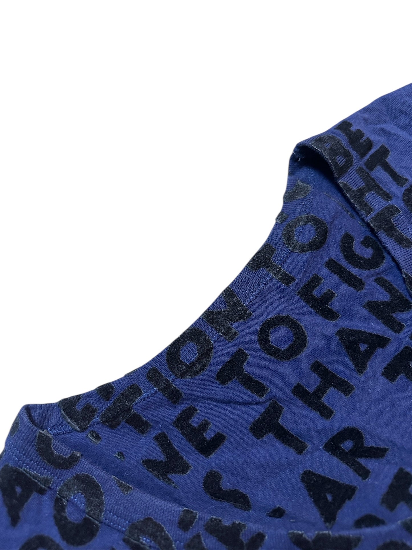 Maison Martin Margiela Charity T-Shirt V-Neck 2010 Print L