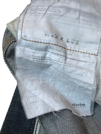Visvim Japanese Selvedge Raw Denim W32 L32