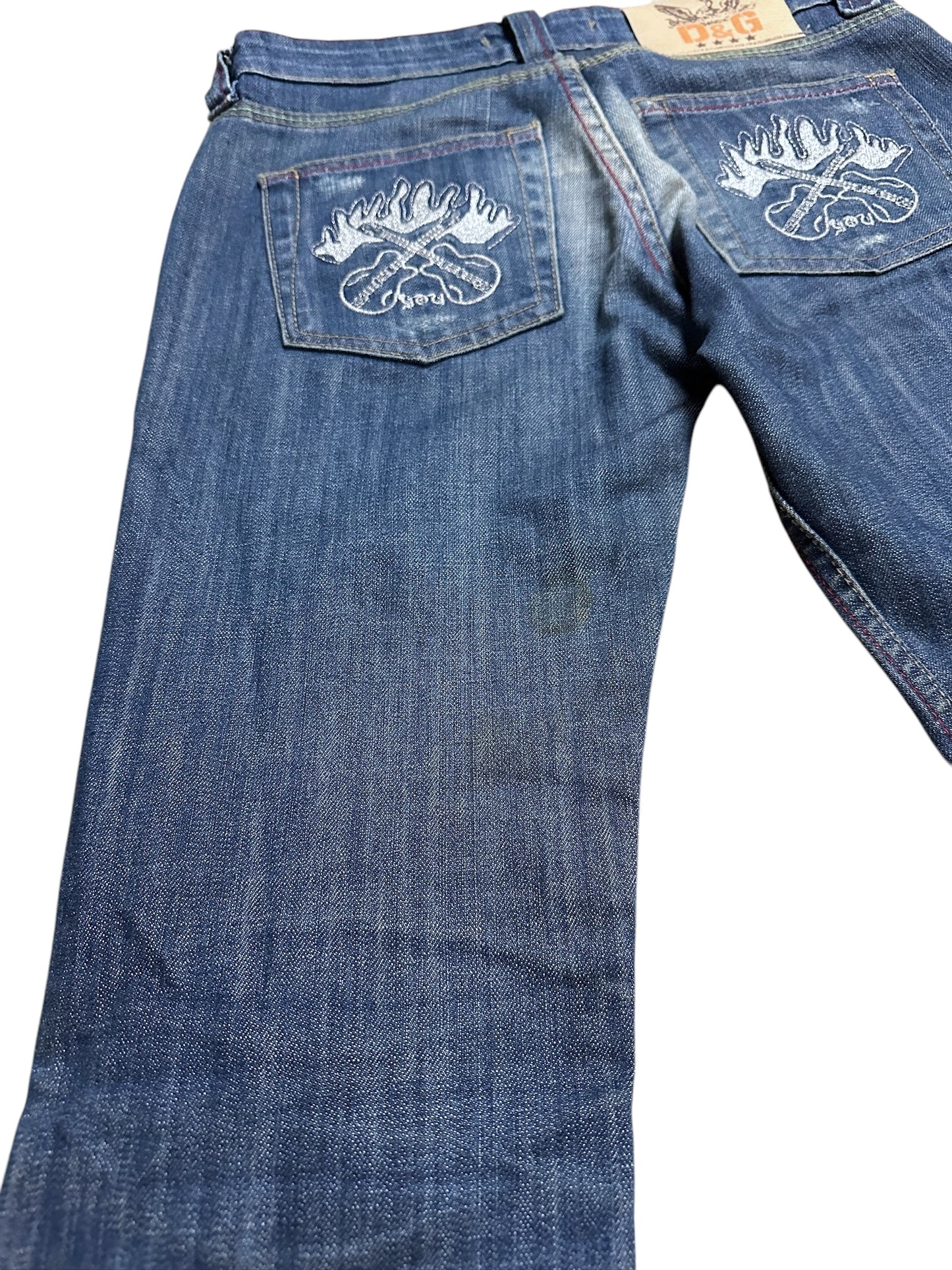 Dolce & Gabbana Backprint Jeans (XS)