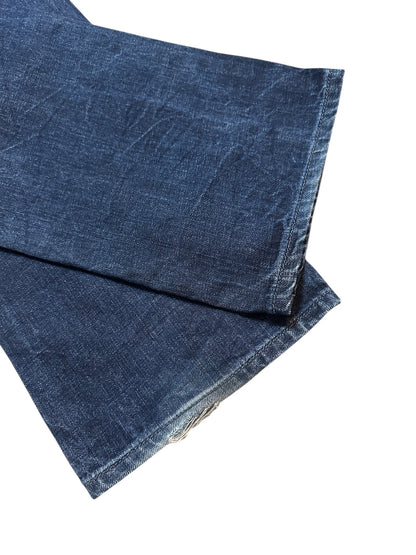 Armani Jeans Baggy Hose Vintage Denim Blau Größe 40