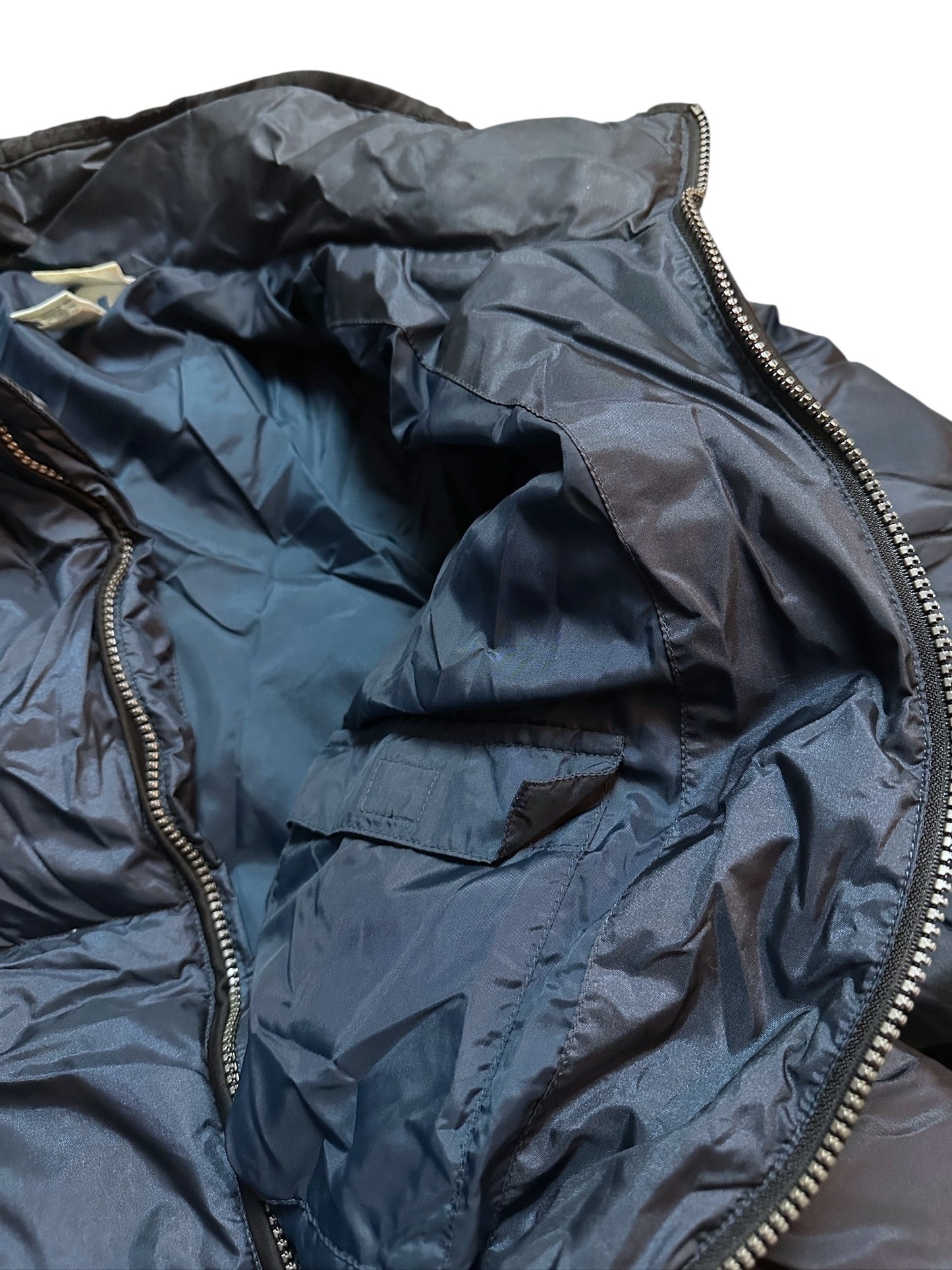 Adidas Vintage Puffer Jacke Winterjacke Warm 90s Chrome Blau L