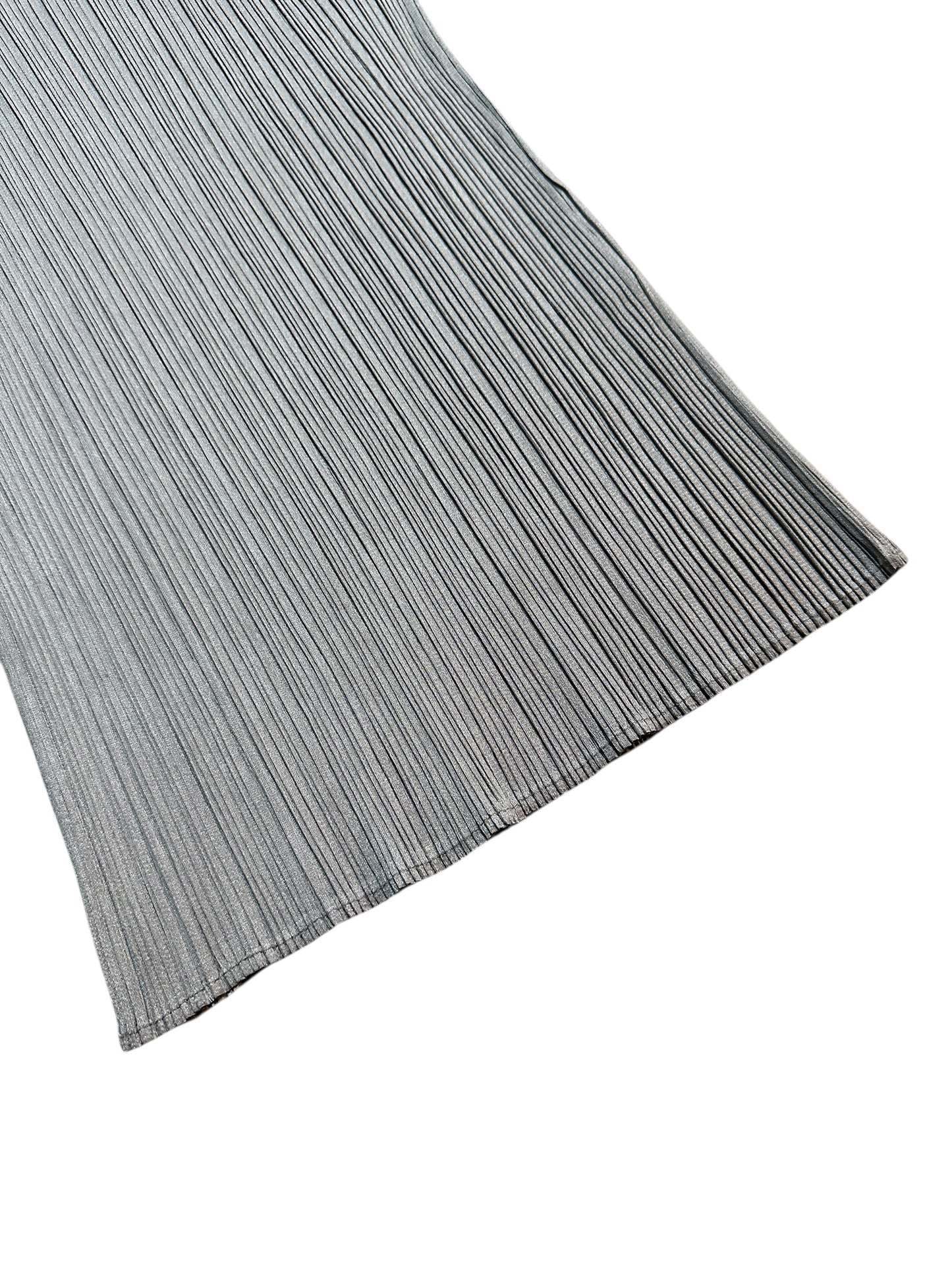 Issey Miyake Pleats Please Pleated Top Stretch Grau Gr. 3