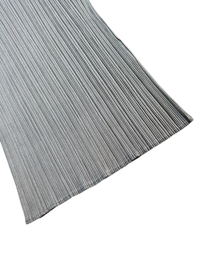 Issey Miyake Pleats Please Pleated Top Stretch Grau Gr. 3