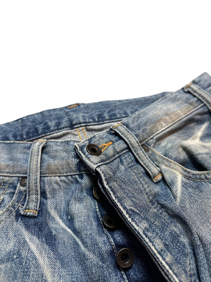 Le Grand Bleu (LGB) Jeans Japan Destroyed Visual Kei Avantgarde Denim Jeans 28