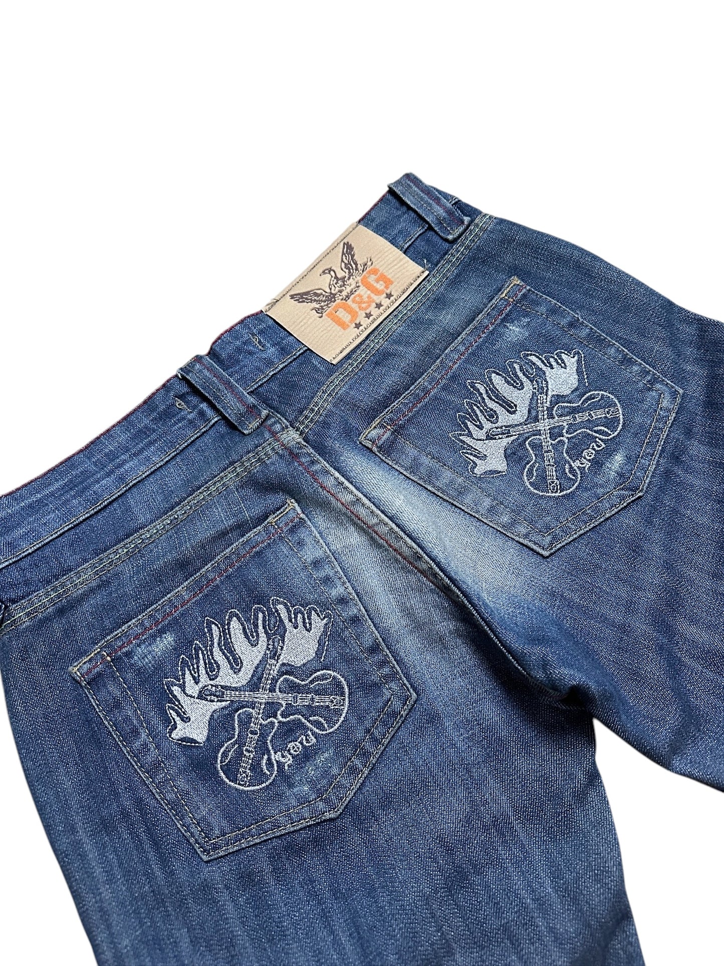 Dolce & Gabbana Backprint Jeans (XS)