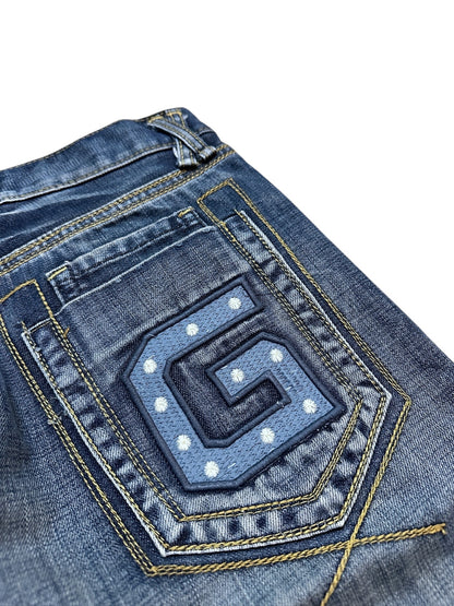 Dolce & Gabbana Muster Backprint Denim Jeans 32
