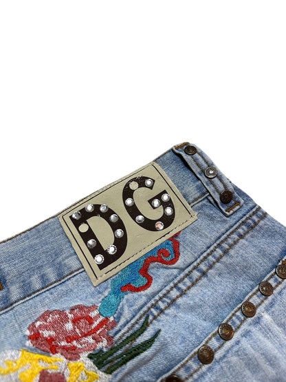 D&G Jeans Hawaii Print (S)