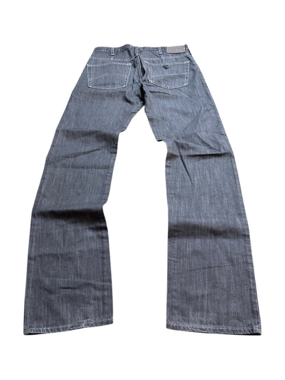 Armani Jeans Wide Leg Hose Adler Grau Adler 30