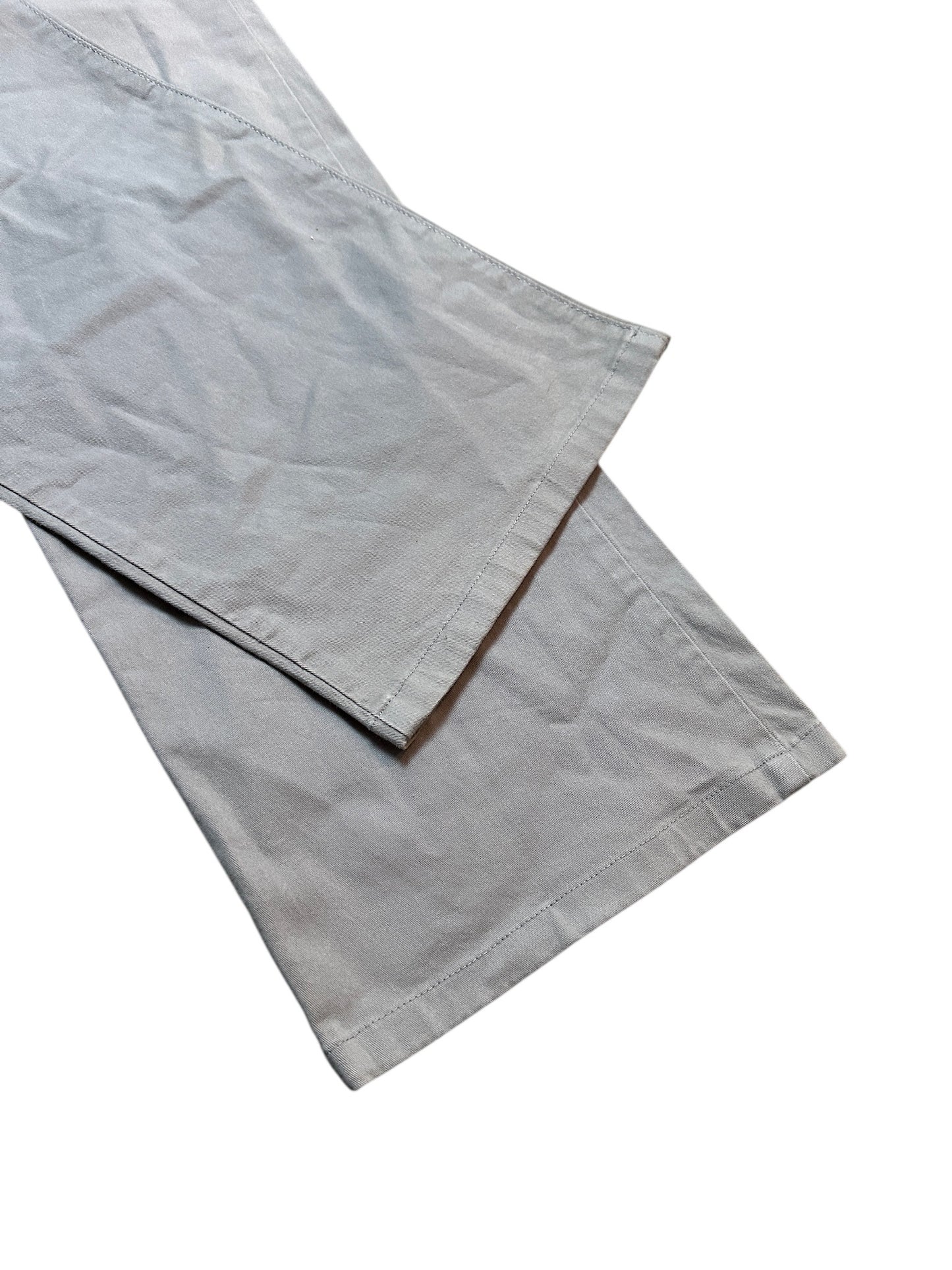 Armani Jeans Vintage Baggy Beige Hose Logo Größe 38