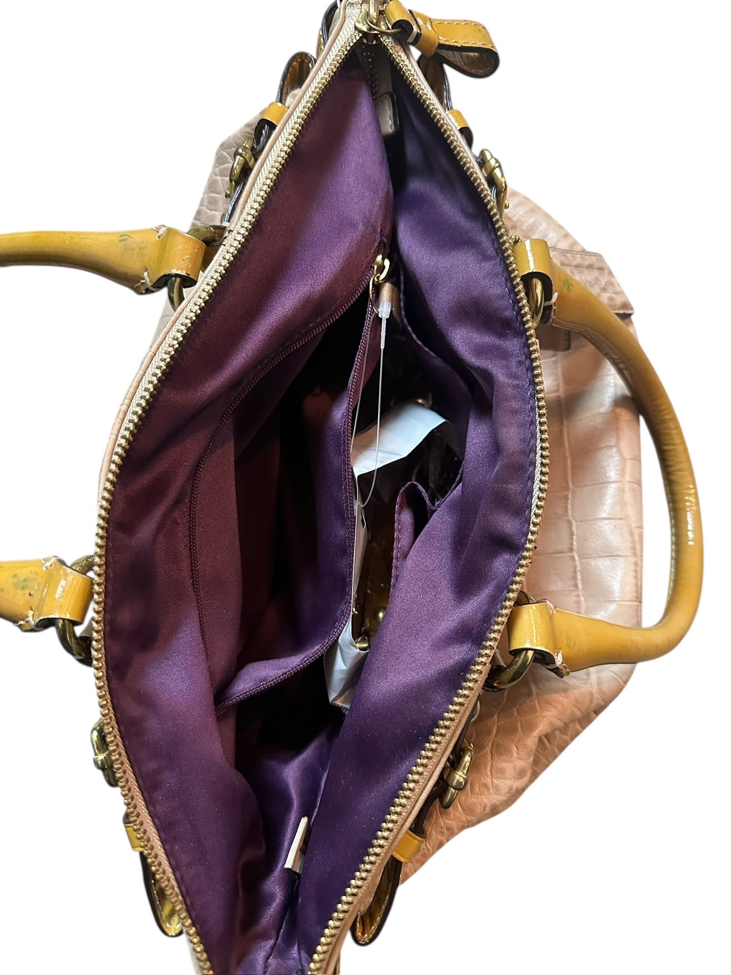 COACH Kristin Croc Satchel Embossed Bag Handtasche mit Charms