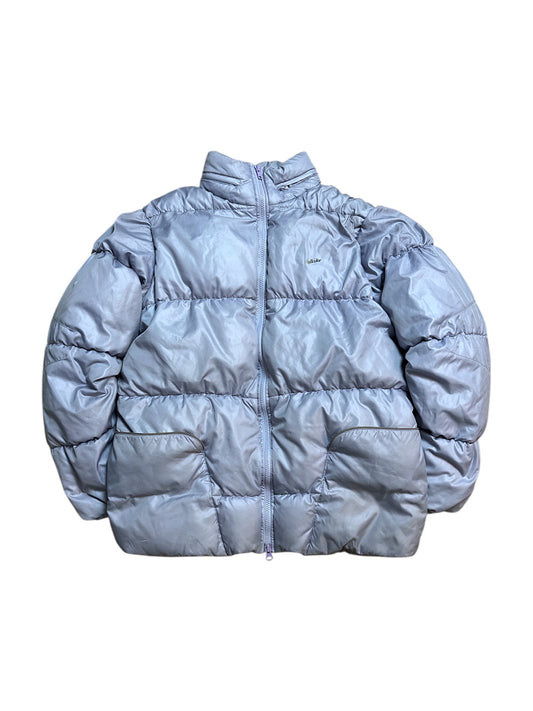 Nike Vintage Daunenjacke Puffer Flieder Winterjacke Kapuze Größe L
