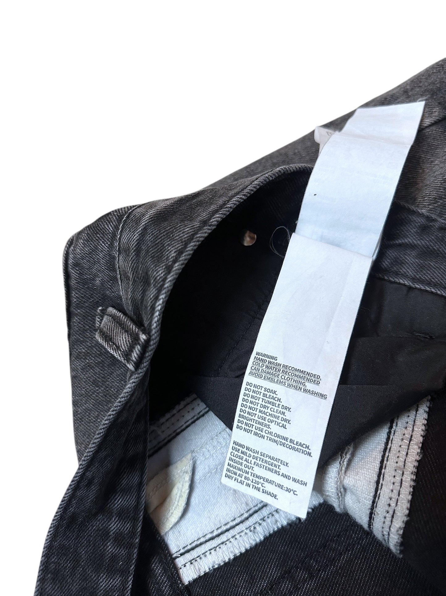 Thug Club Fringe Denim Baggy Jeans Ivory 2023 Collection Gr. 3