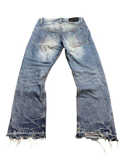 Le Grand Bleu (LGB) Jeans Japan Destroyed Visual Kei Avantgarde Denim Jeans 28