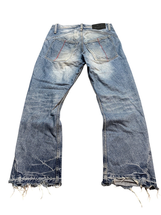 Le Grand Bleu (LGB) Jeans Japan Destroyed Visual Kei Avantgarde Denim Jeans 28