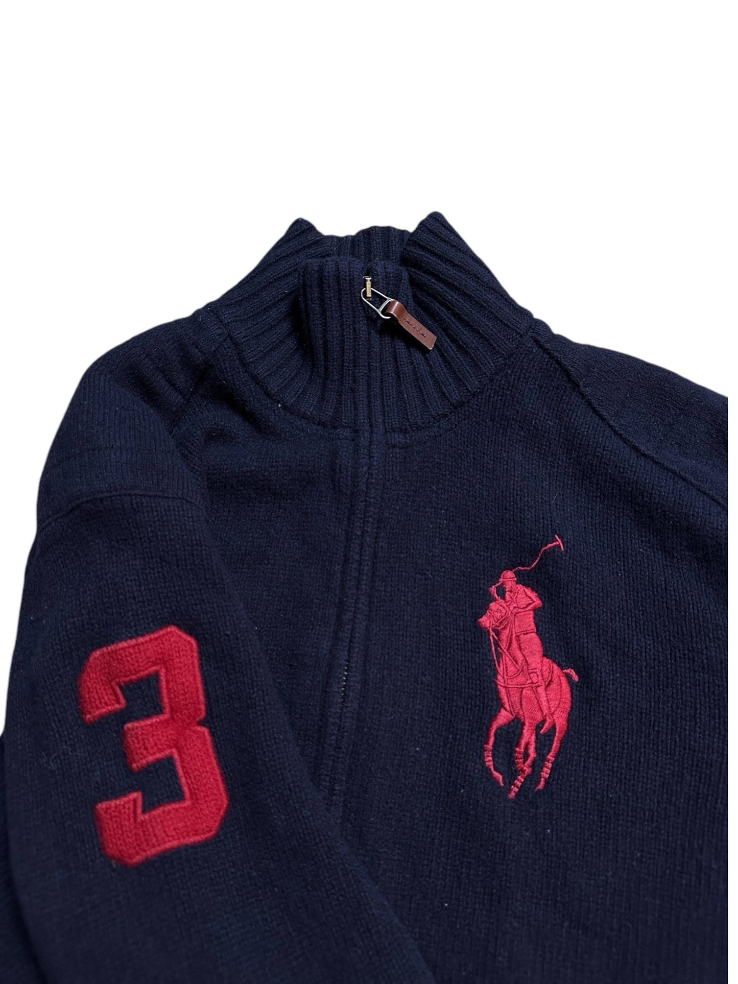 Ralph Lauren Big Pony Strickjacke (S)