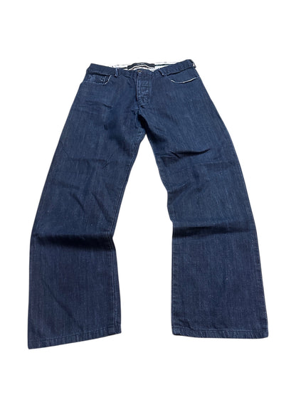 Armani Jeans Raw Denim Hose Blau Baggy 33