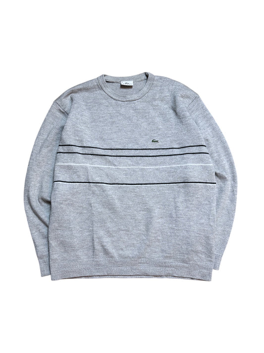 Lacoste Sport Gestreifter Sweater (M)
